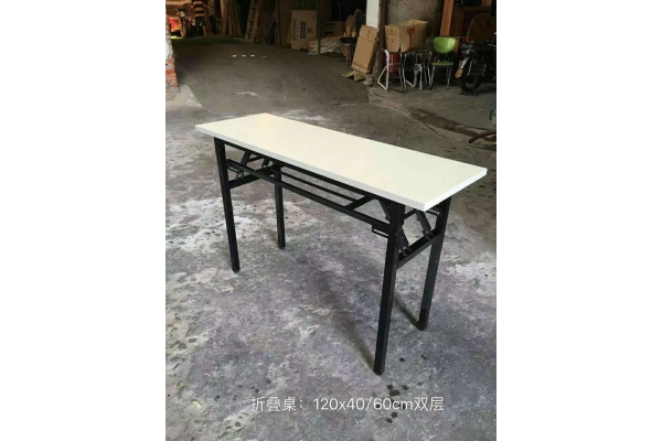 双层钢架条桌 成都折叠桌 钢架条桌