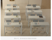 条形会议桌 钢架条桌