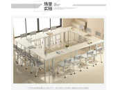 条形会议桌 钢架条桌