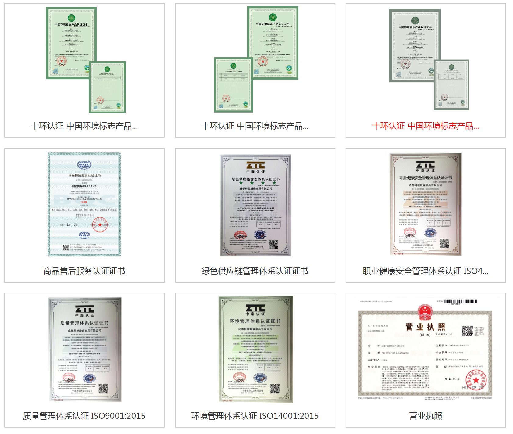 成都科能家具厂